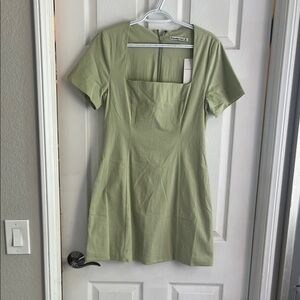 Abercrombie & Fitch Light Green Mini Dress